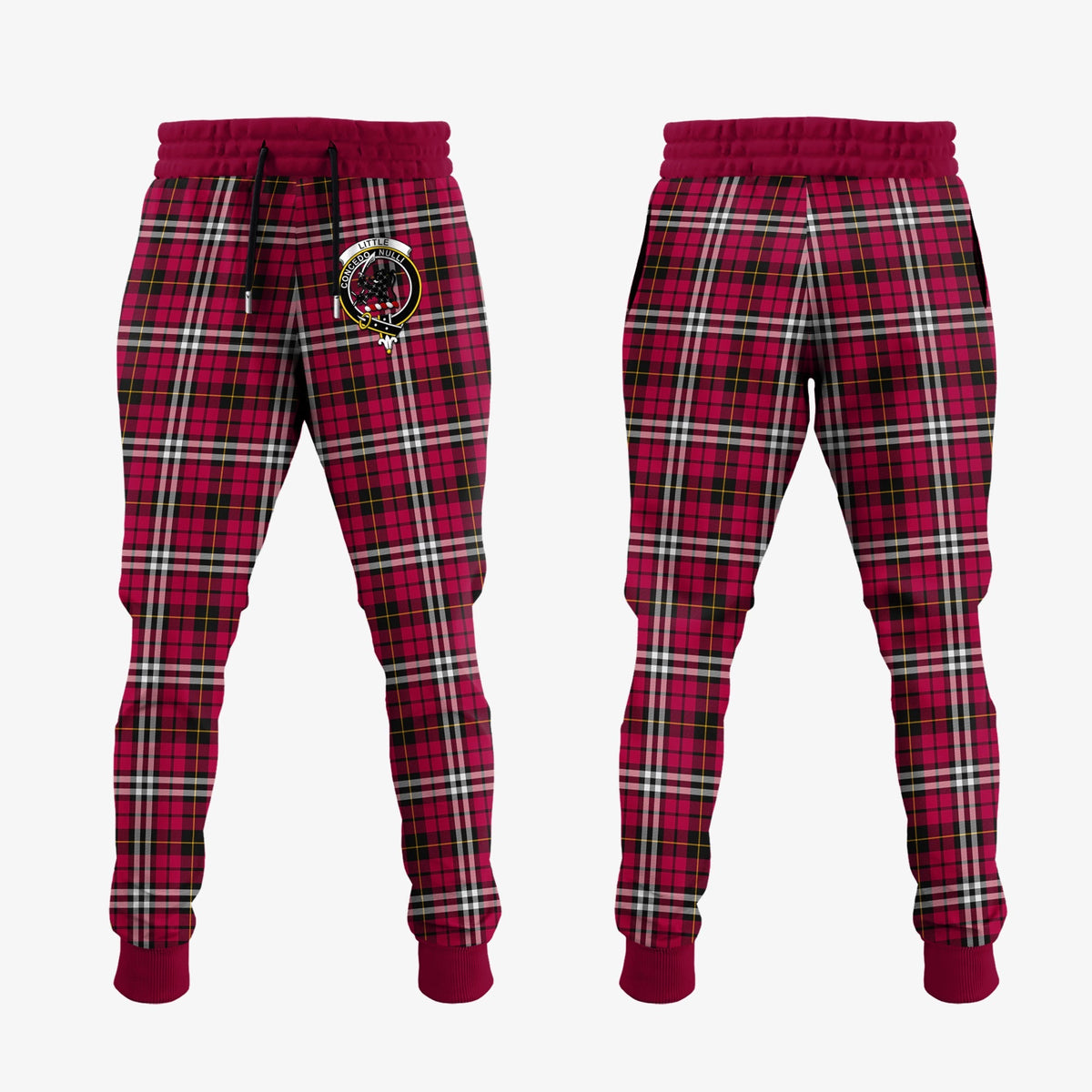 Little Tartan Crest Jogger Sweatpants