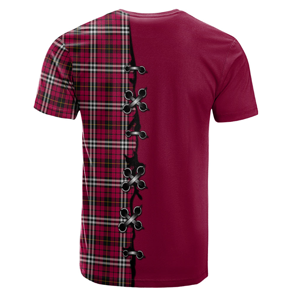 Little Tartan T-shirt - Lion Rampant And Celtic Thistle Style