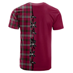 Little Tartan T-shirt - Lion Rampant And Celtic Thistle Style