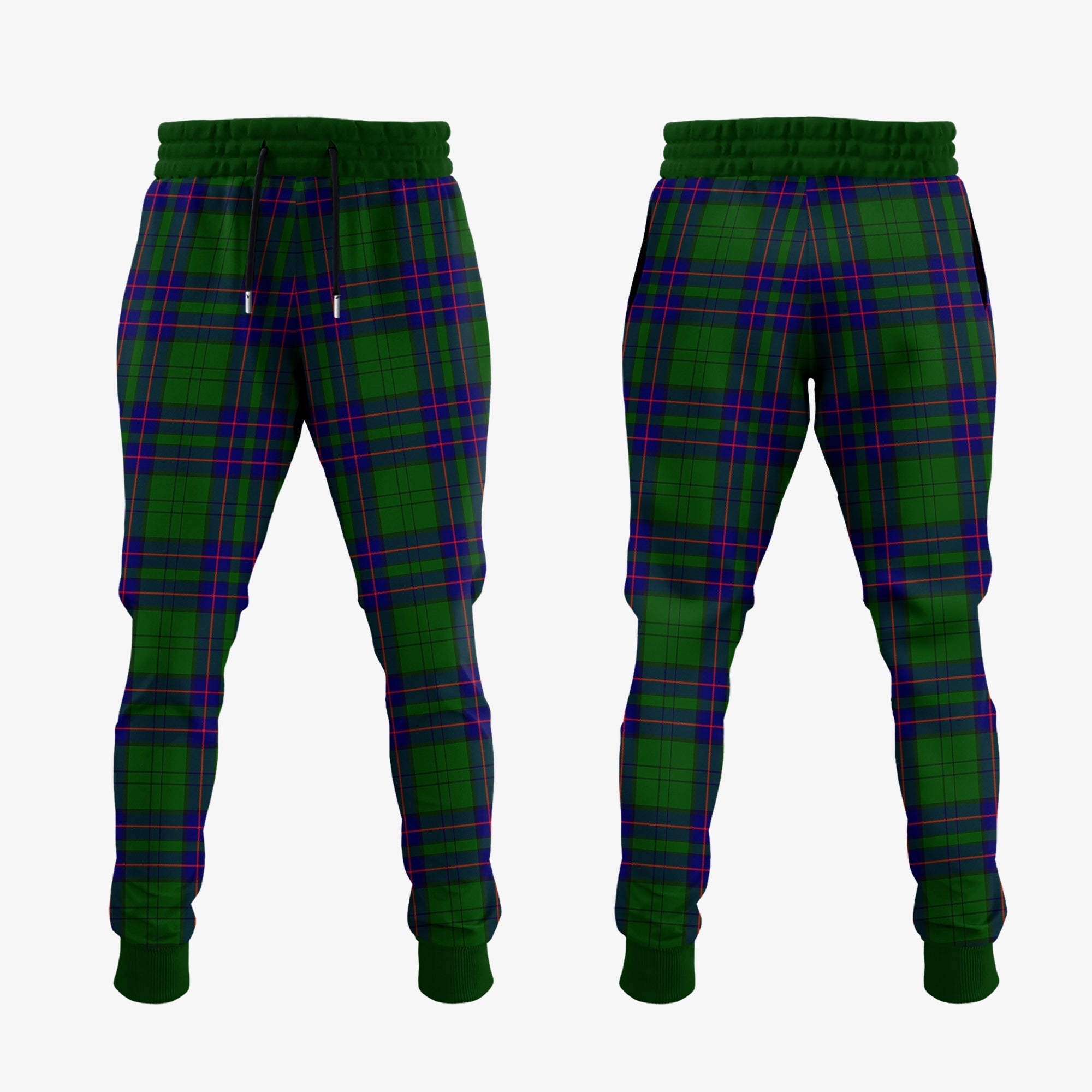 Lockhart Modern Tartan Crest Jogger Sweatpants