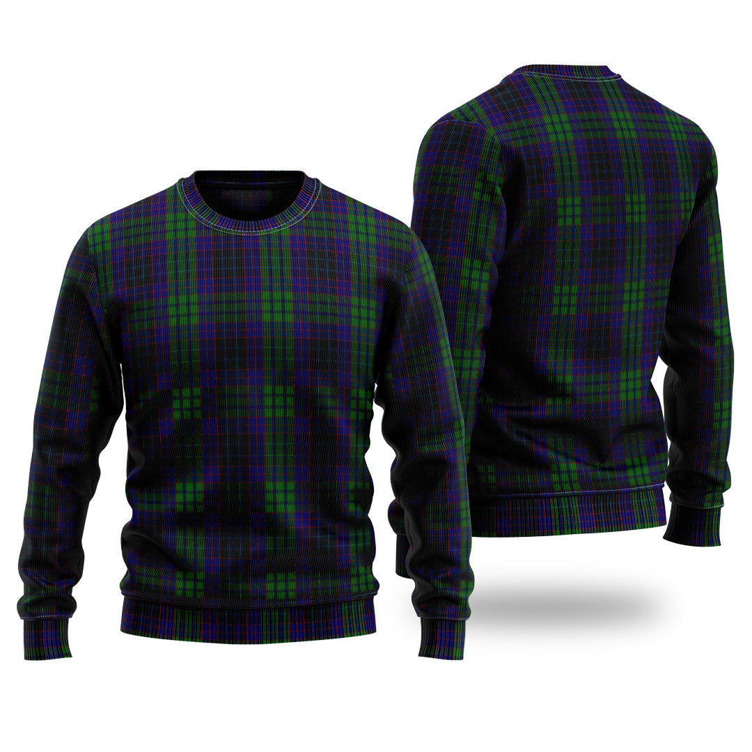 Lumsden Green Tartan Sweater