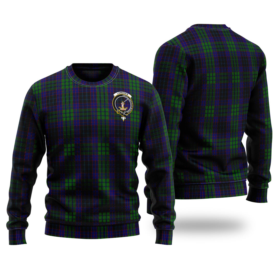 Lumsden Green Tartan Sweater