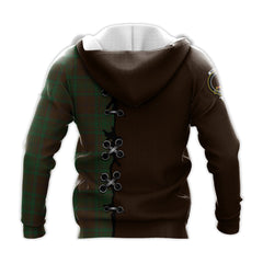 MacAlister of Glenbarr Hunting Tartan Hoodie - Lion Rampant And Celtic Thistle Style