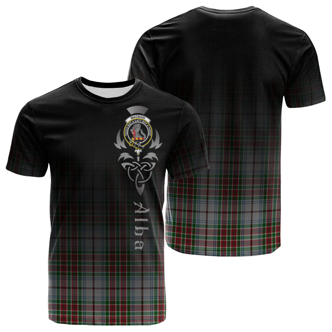 MacBain Dress Tartan Crest T-shirt - Alba Celtic Style