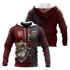 MacBain of Tomatin Tartan Hoodie - Lion Rampant And Celtic Thistle Style