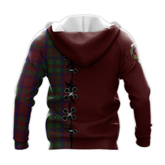 MacBain of Tomatin Tartan Hoodie - Lion Rampant And Celtic Thistle Style