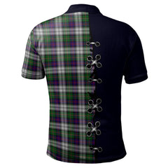 MacCallum Dress Tartan Polo Shirt - Lion Rampant And Celtic Thistle Style
