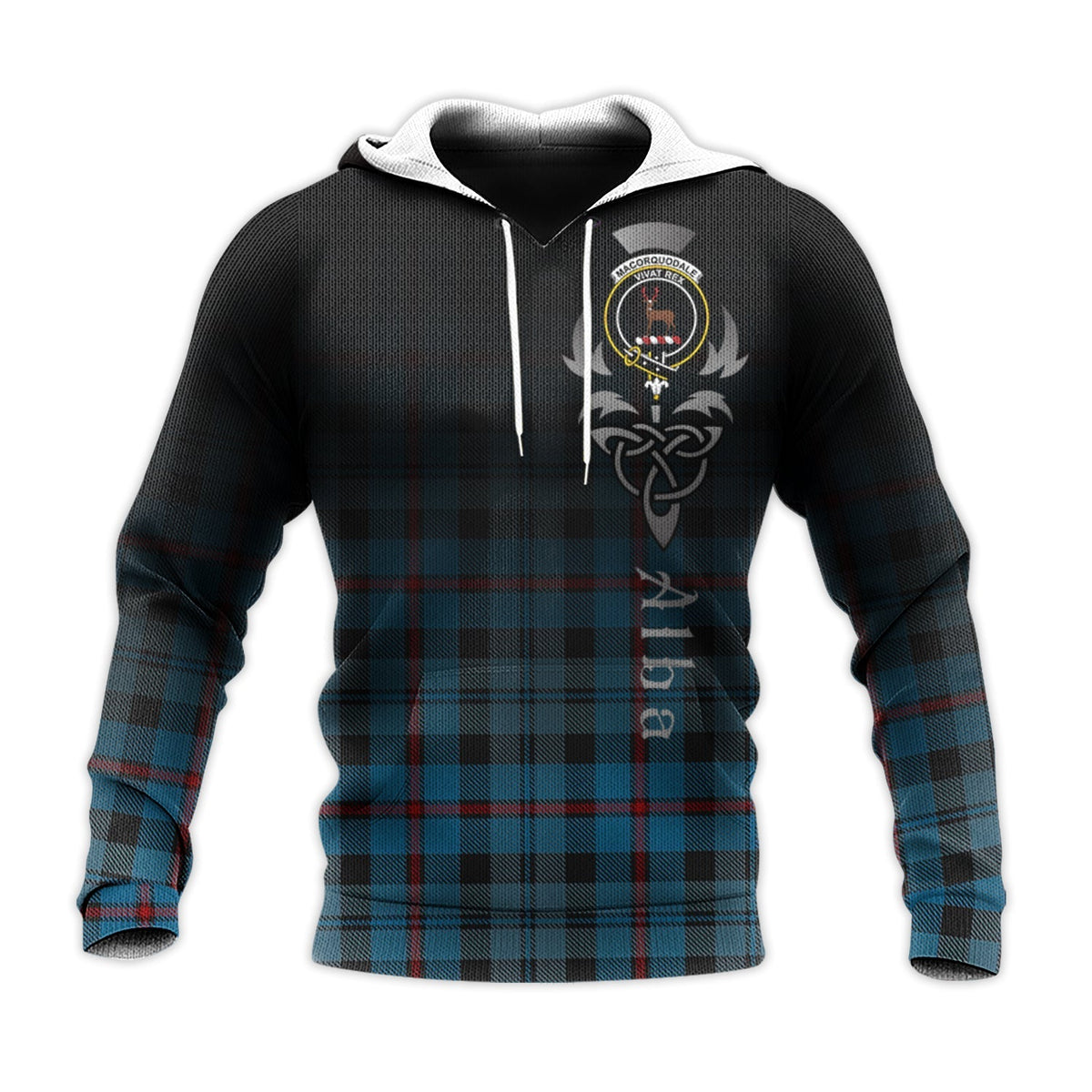 MacCorquodale Tartan Hoodie - Alba Celtic Style