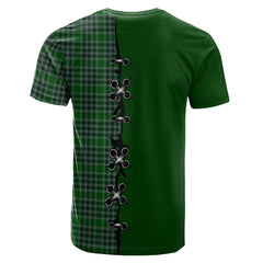 MacDonald, Lord of the Isles Hunting Tartan T-shirt - Lion Rampant And Celtic Thistle Style
