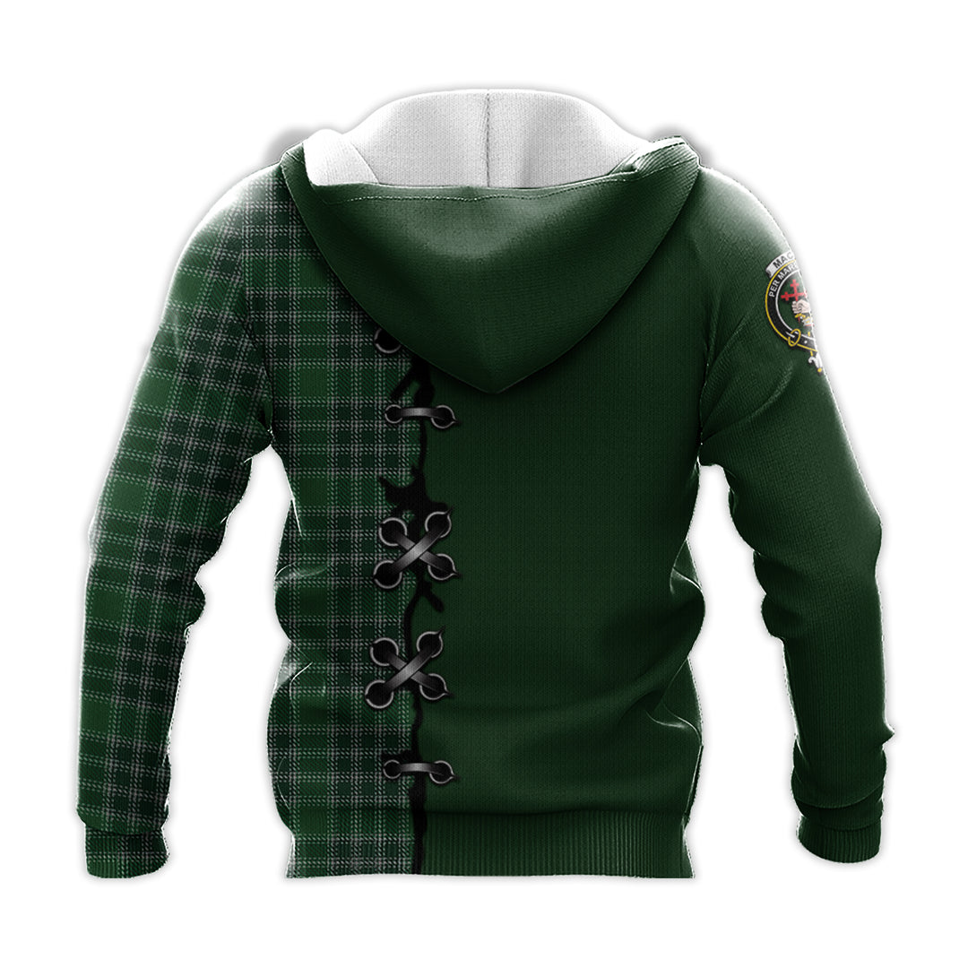 MacDonald, Lord of the Isles Hunting Tartan Hoodie - Lion Rampant And Celtic Thistle Style