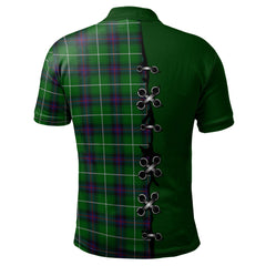 MacDonald of The Isles Tartan Polo Shirt - Lion Rampant And Celtic Thistle Style