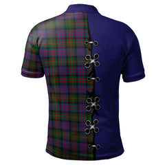 MacDonell of Glengarry Tartan Polo Shirt - Lion Rampant And Celtic Thistle Style