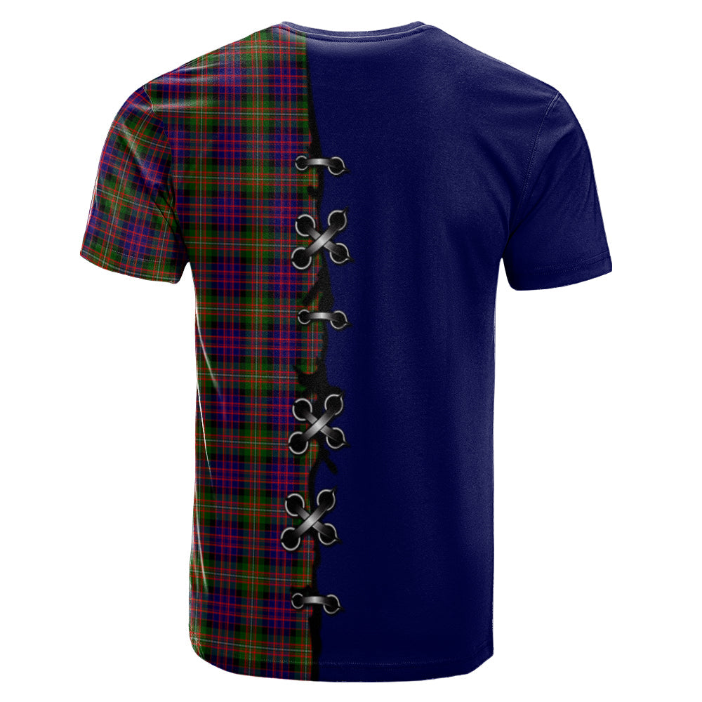 MacDonnell of Glengarry Modern Tartan T-shirt - Lion Rampant And Celtic Thistle Style