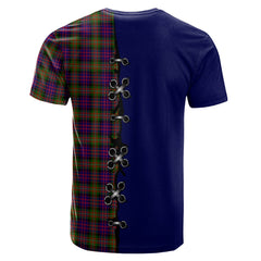 MacDonnell of Glengarry Modern Tartan T-shirt - Lion Rampant And Celtic Thistle Style