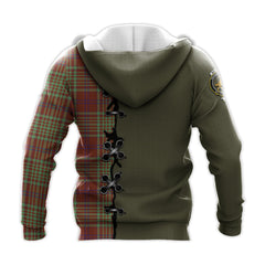 MacGillivray Hunting Ancient Tartan Hoodie - Lion Rampant And Celtic Thistle Style