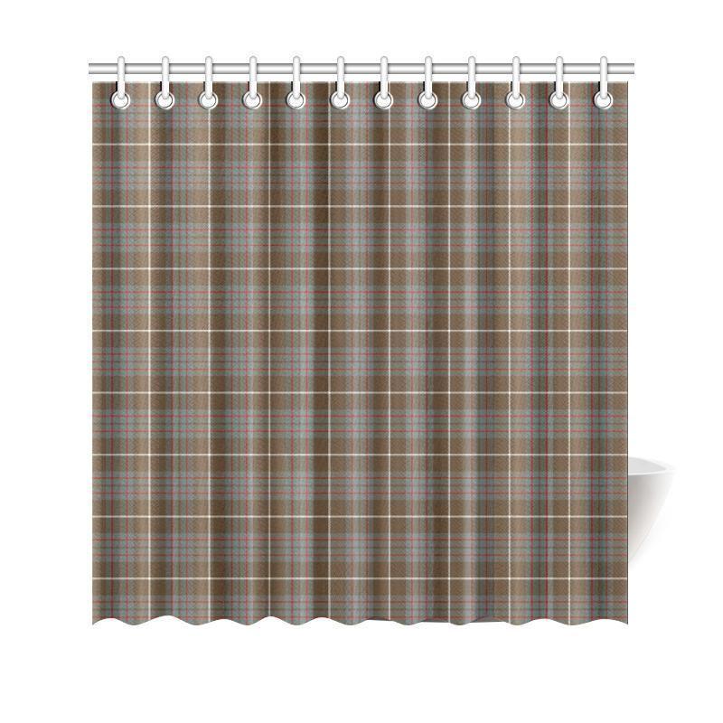 Macintyre Hunting Weathered Tartan Shower Curtain