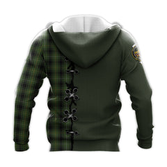 MacIver Hunting Tartan Hoodie - Lion Rampant And Celtic Thistle Style
