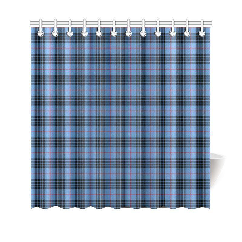 Mackay Blue Tartan Shower Curtain