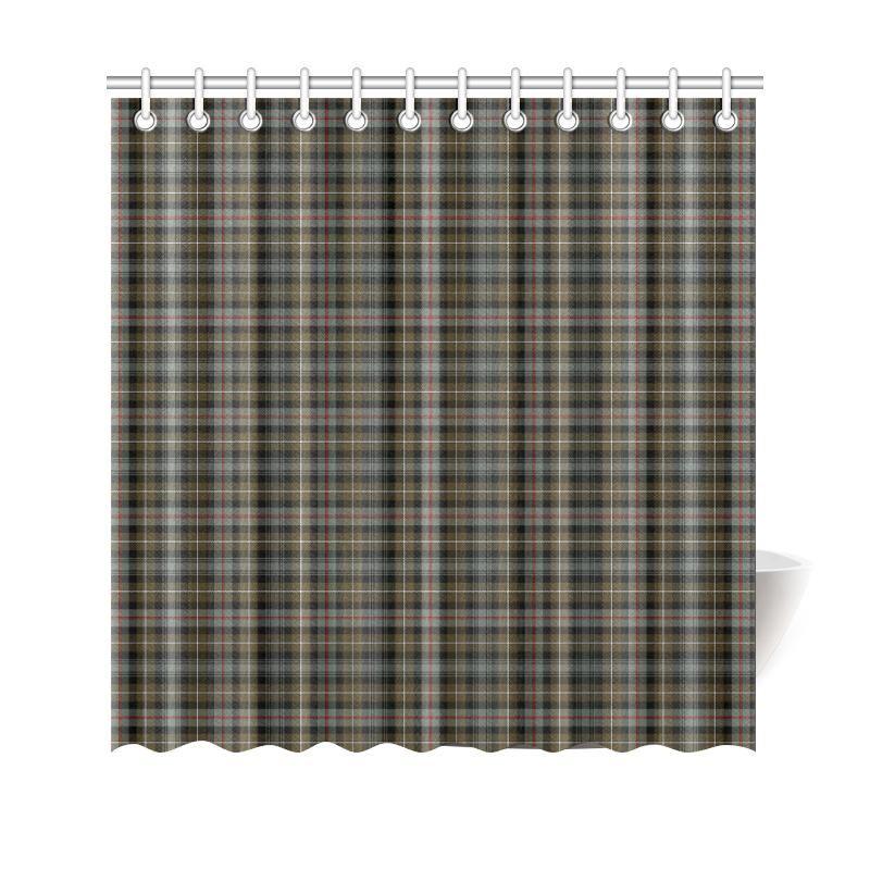 Mackenzie Weathered Tartan Shower Curtain