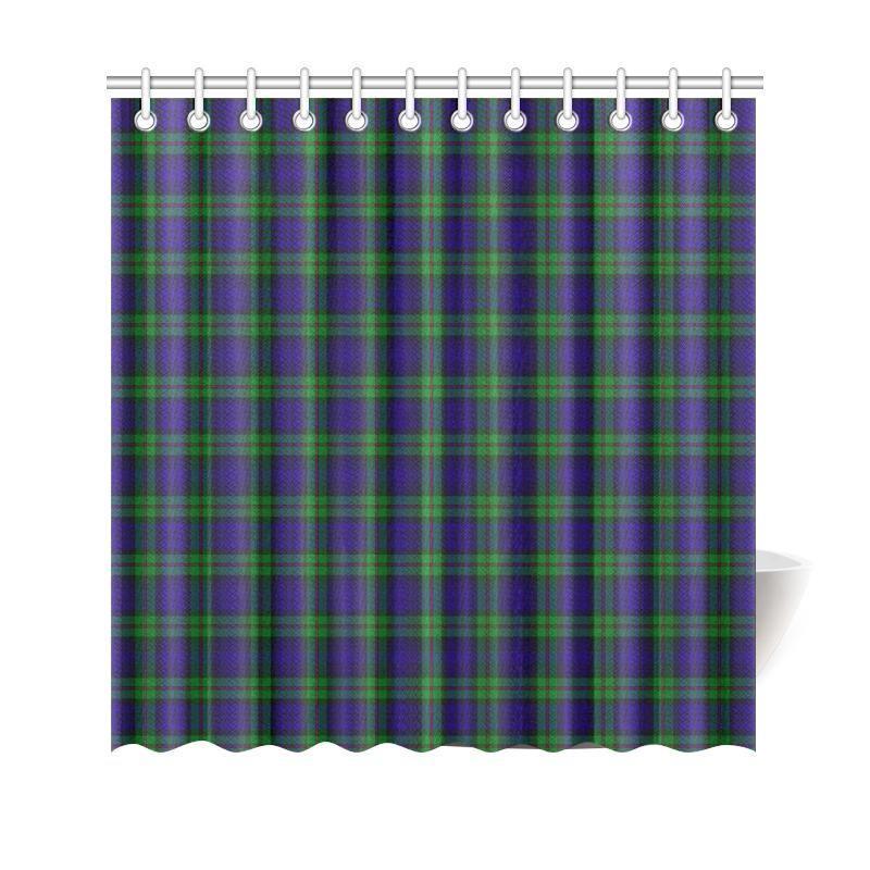 Mackinlay Modern Tartan Shower Curtain