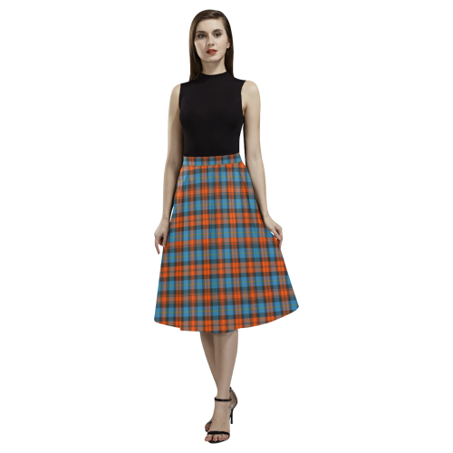 MacLachlan Ancient Tartan Aoede Crepe Skirt