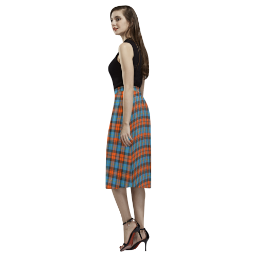 MacLachlan Ancient Tartan Aoede Crepe Skirt