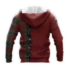 MacLean of Duart Tartan Hoodie - Lion Rampant And Celtic Thistle Style