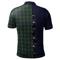 MacNeil of Colonsay Tartan Polo Shirt - Lion Rampant And Celtic Thistle Style