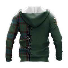 MacNicol Hunting Tartan Hoodie - Lion Rampant And Celtic Thistle Style