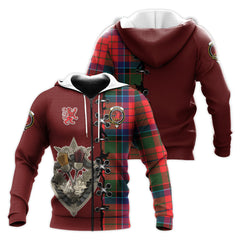 MacNicol of Scorrybreac Tartan Hoodie - Lion Rampant And Celtic Thistle Style