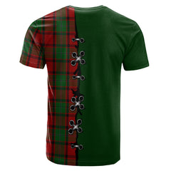 MacPhail Tartan T-shirt - Lion Rampant And Celtic Thistle Style