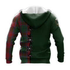 MacPhail Blue Bands Tartan Hoodie - Lion Rampant And Celtic Thistle Style