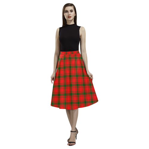 MacQuarrie Modern Tartan Aoede Crepe Skirt