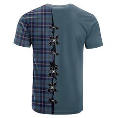 MacRaes of America Tartan T-shirt - Lion Rampant And Celtic Thistle Style