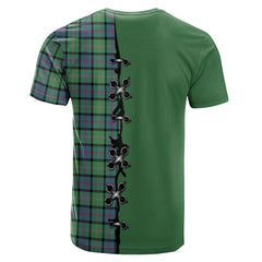 MacThomas Ancient Tartan T-shirt - Lion Rampant And Celtic Thistle Style