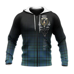Matheson Hunting Ancient Tartan Hoodie - Alba Celtic Style