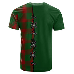 Middleton Tartan T-shirt - Lion Rampant And Celtic Thistle Style