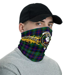 Campbell Of Cawdor Tartan Crest Neck Gaiter - Bandana