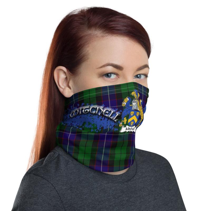 Mitchell Tartan Crest Neck Gaiter - Bandana