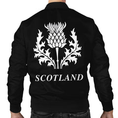 Hunter Tartan Crest Bomber Jacket