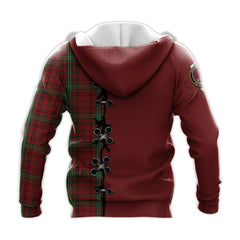 Morrison Tartan Hoodie - Lion Rampant And Celtic Thistle Style