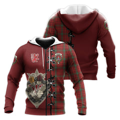 Morrison Ancient Tartan Hoodie - Lion Rampant And Celtic Thistle Style