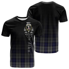 Napier Tartan Crest T-shirt - Alba Celtic Style