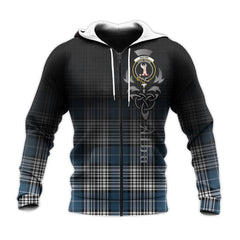 Napier Modern Tartan Hoodie - Alba Celtic Style