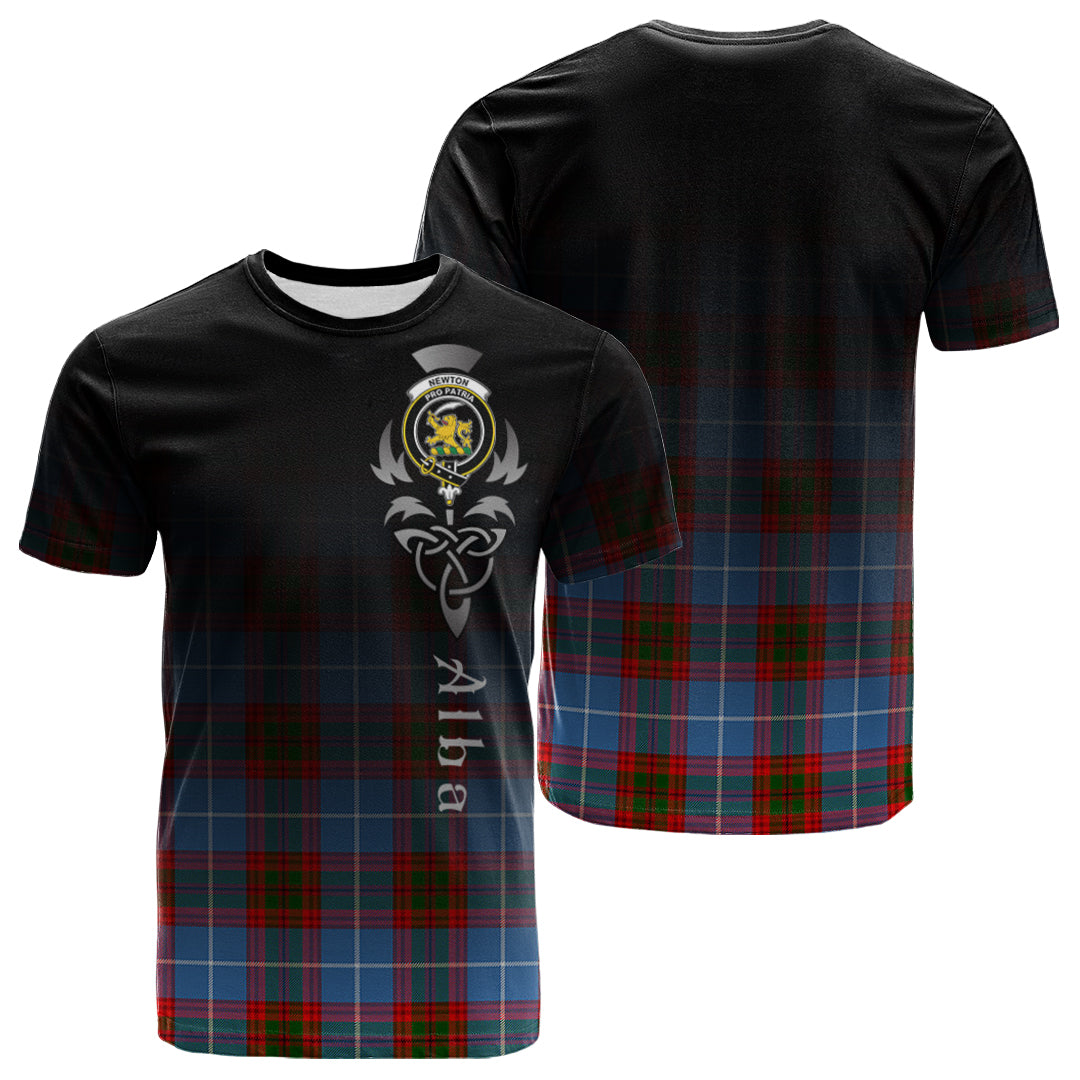 Newton Tartan Crest T-shirt - Alba Celtic Style