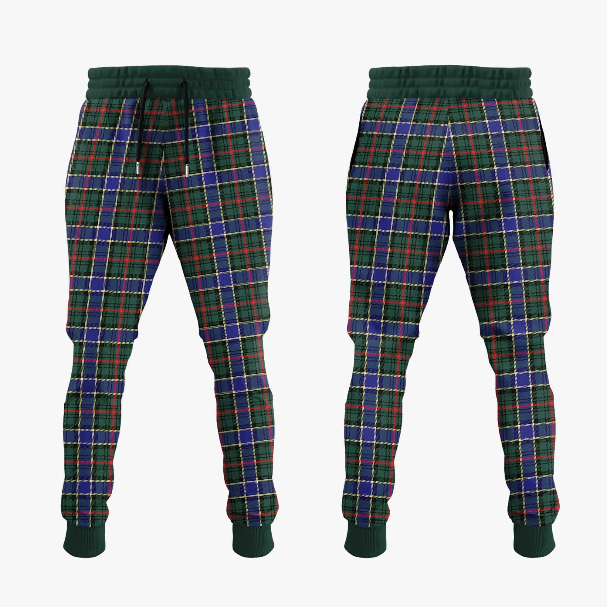 Ogilvie (Ogilvy) Hunting Modern Tartan Crest Jogger Sweatpants