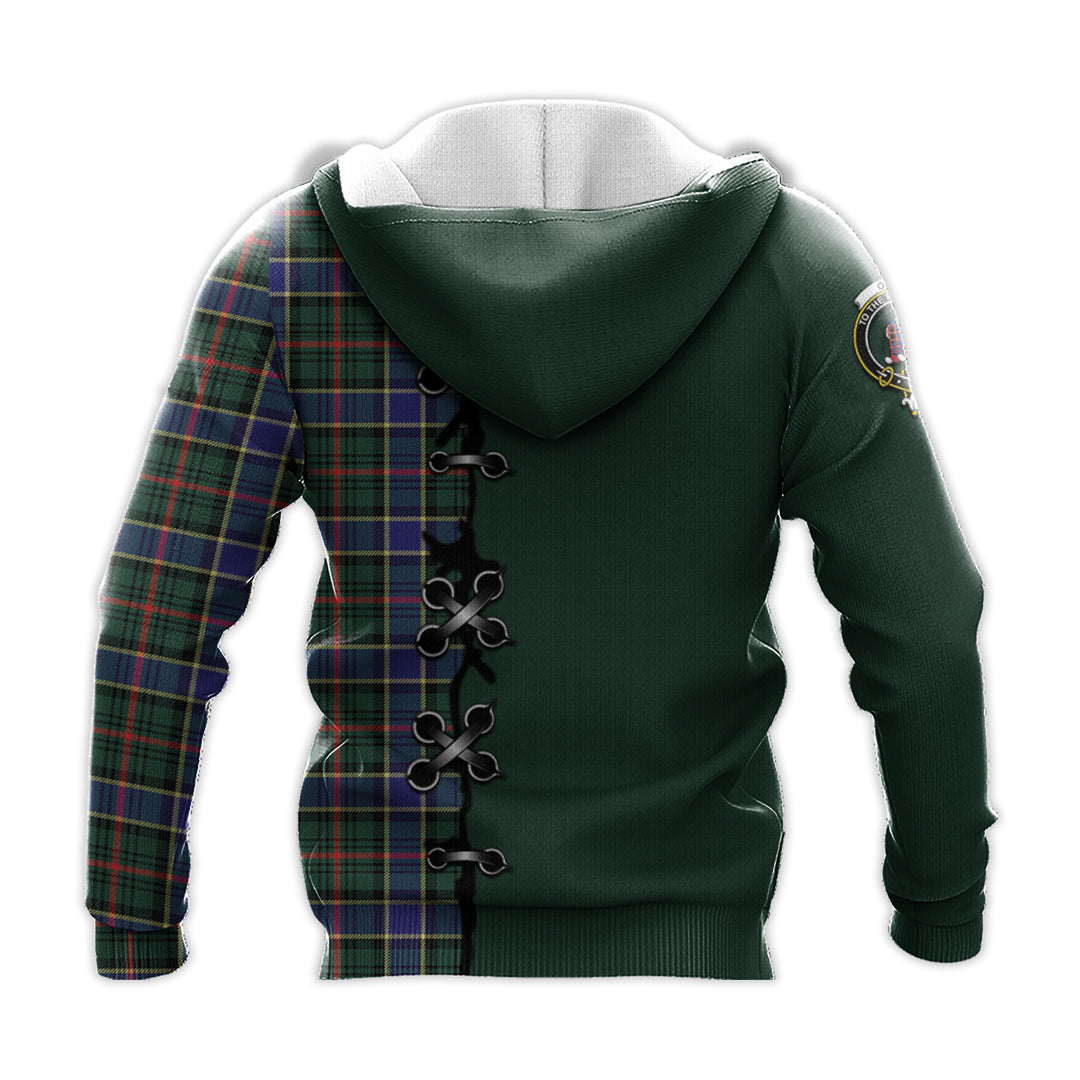 Ogilvie (Ogilvy) Hunting Modern Tartan Hoodie - Lion Rampant And Celtic Thistle Style