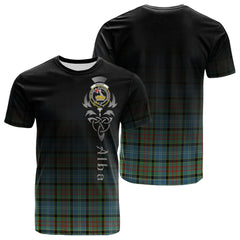 Paisley Tartan Crest T-shirt - Alba Celtic Style