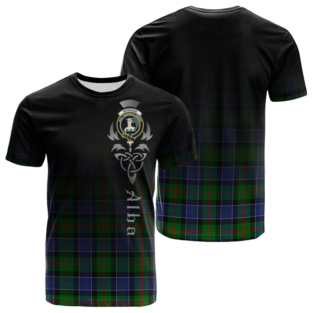 Paterson Tartan Crest T-shirt - Alba Celtic Style