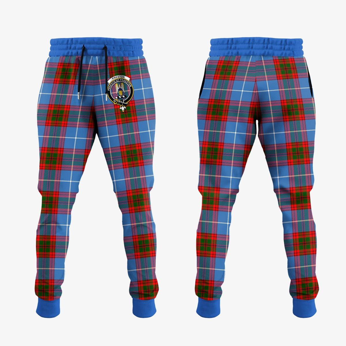 Preston Tartan Crest Jogger Sweatpants